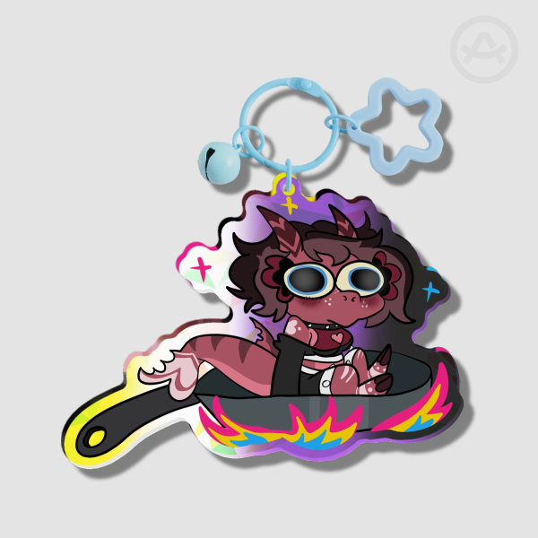 PANsexual DeepFried Remi Keychain