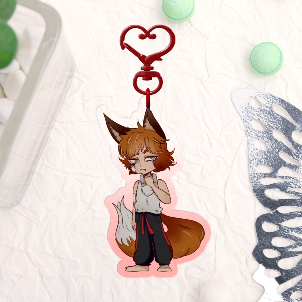 YKMET Ren Hana acrylic 8cm keychain | You kill me everytime