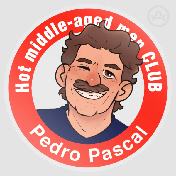 Pedro Pascal Sticker | Hot Middle aged men CLUB