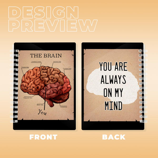 The Brain (PVC Double-side Spiral Notebook)