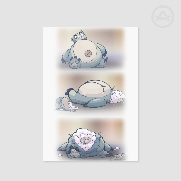 Guillotina Plushie Poster (MEWGENICS)