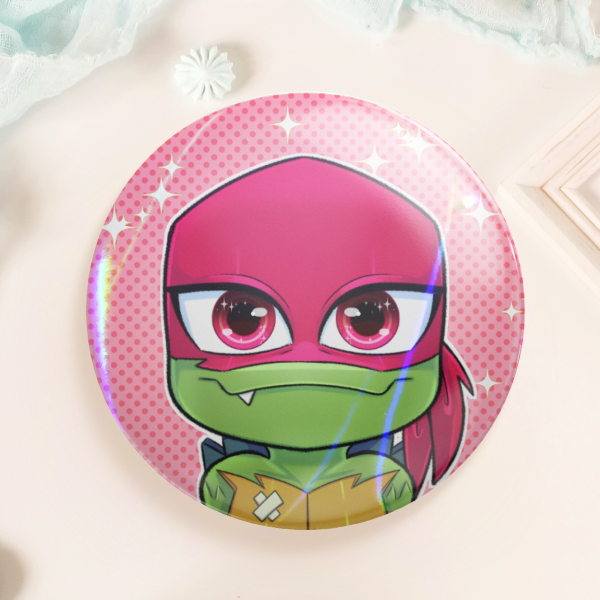 Rise Raphael Round Badges (Button Pins)