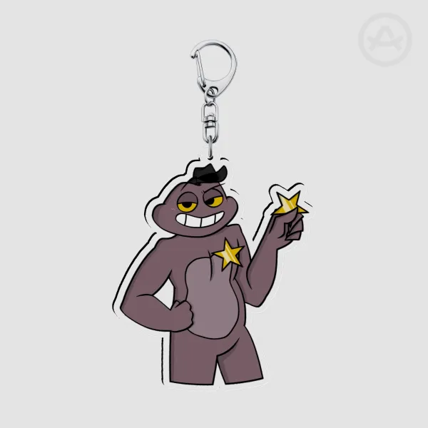 Sheriff Toadster - Clear Acrylic Keychains