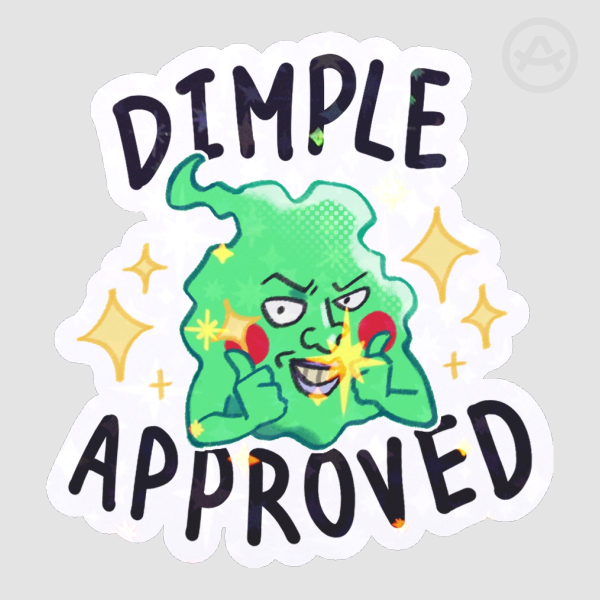Dimple Approved Sticker