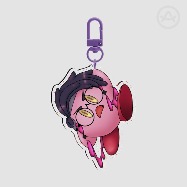 Glitter Acrylic Keychains
