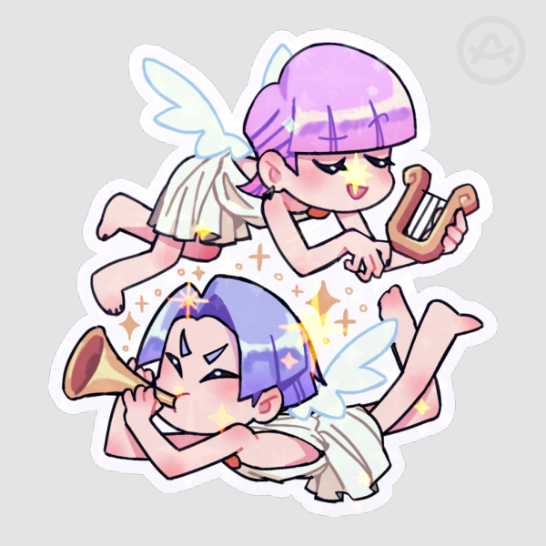 Twink Angels Sticker