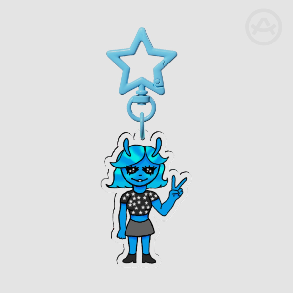 Star Ash Keychain
