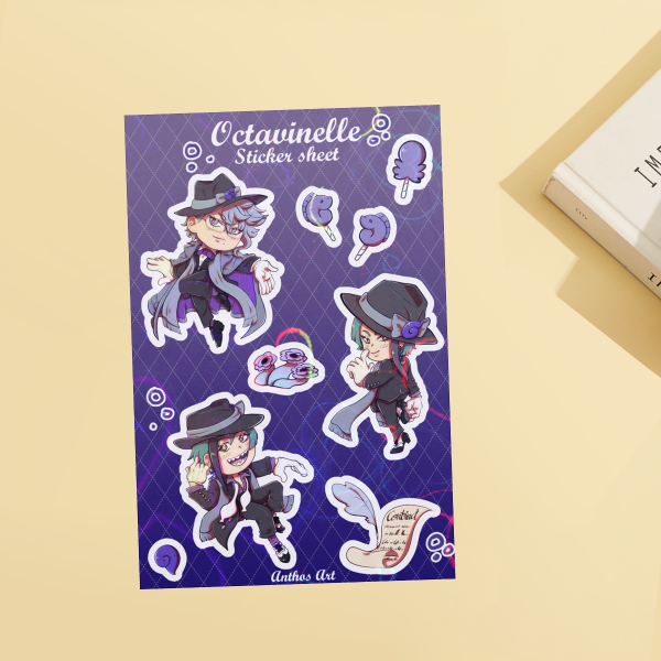 Octavinelle sticker sheet