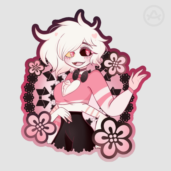 Angel Dust s2 sticker - hazbin hotel