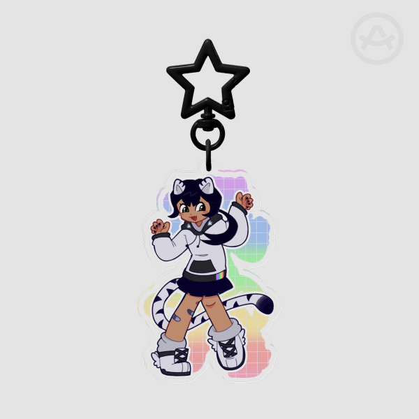 Fullbody Keychain Flying Tiger