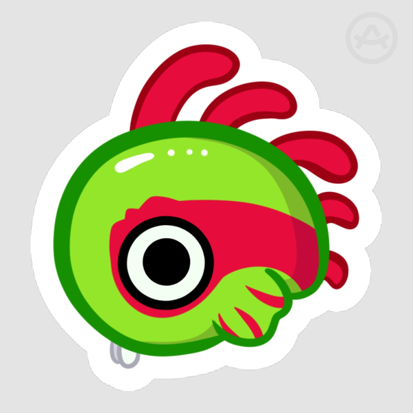 Baby Murloc Sticker (Green)