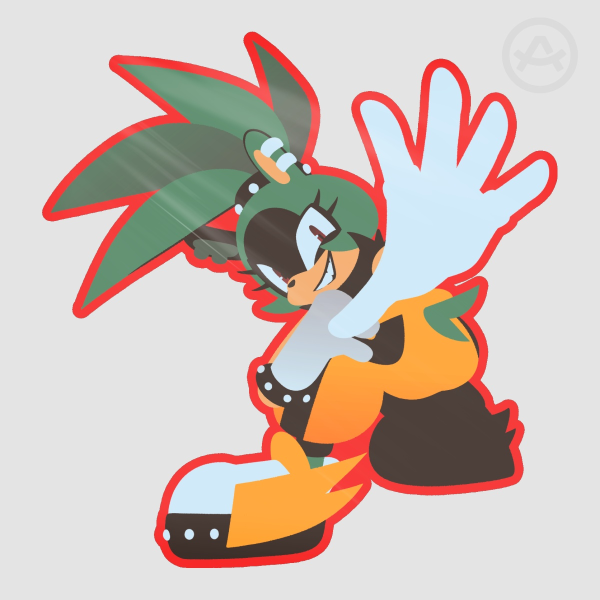 Surge The Tenrec - Outreach Diecut Sticker