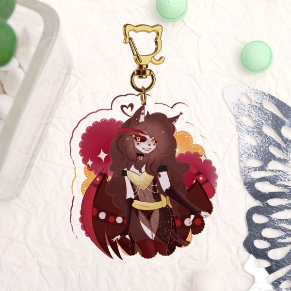 Husk Drag queen Keychain | Hazbin Hotel