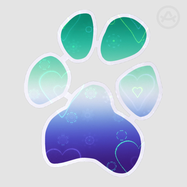 Gay Paw | Die Cut Stickers