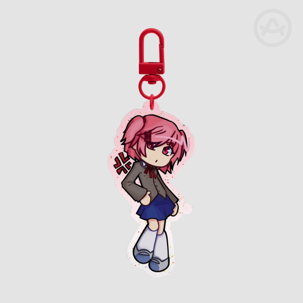 Natsuki Glitter Keychain