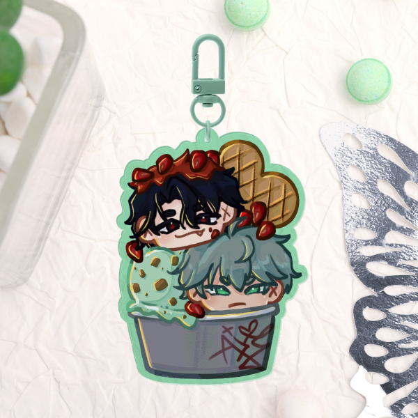 Ivan Till Dessert Keychains