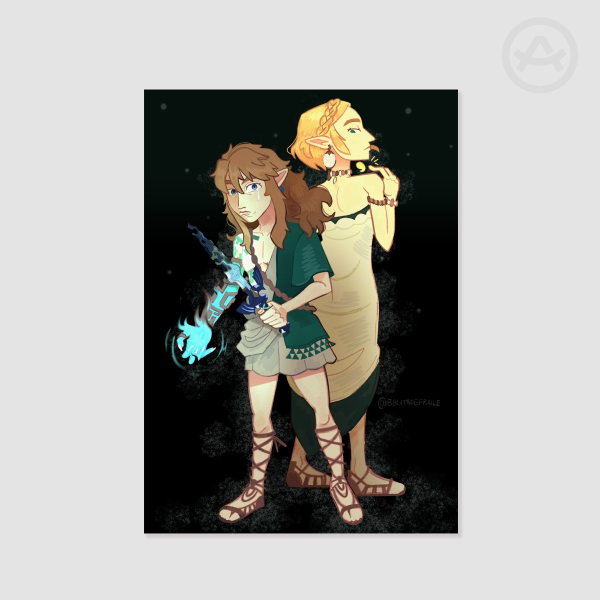Zelink Tears of the Kingdom - A4 Print