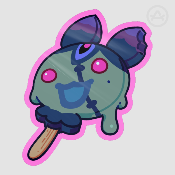 Mothbiie Icecream Sticker