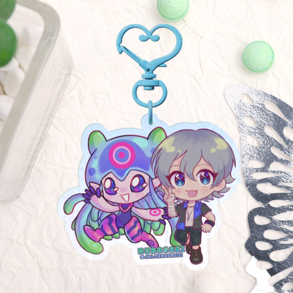 Kiyoshiro Jellymon Clear Acrylic Keychains