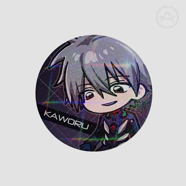 ( Kaworu REBUILD Chibi )_( Button Pin )