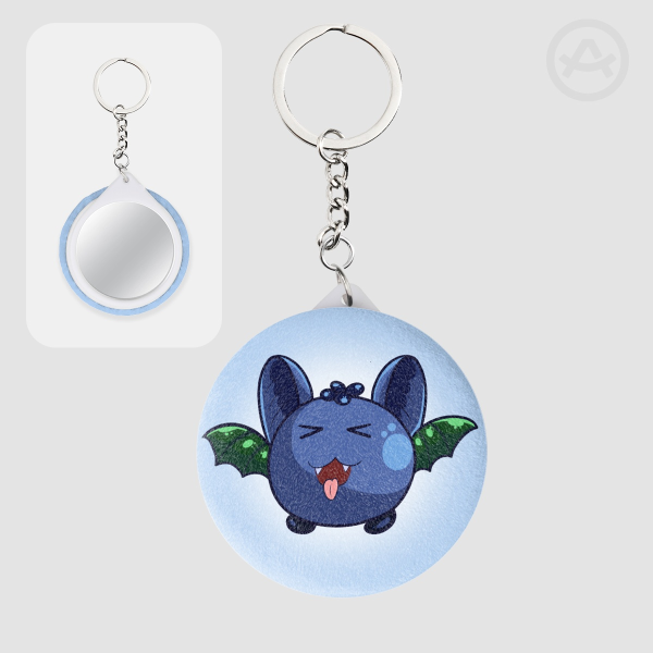 Blueberry Blitz Mirror Keychains