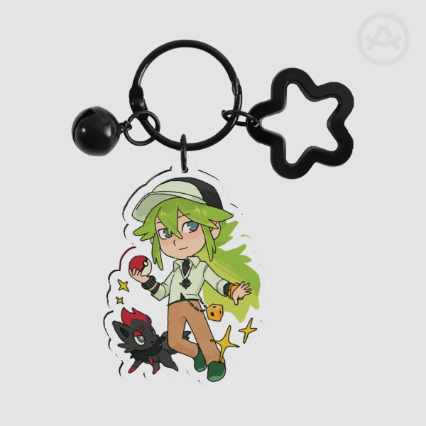 N Pokemon Acrylic Keychains