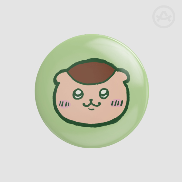 Chiikawa Button Pin Kurimanju