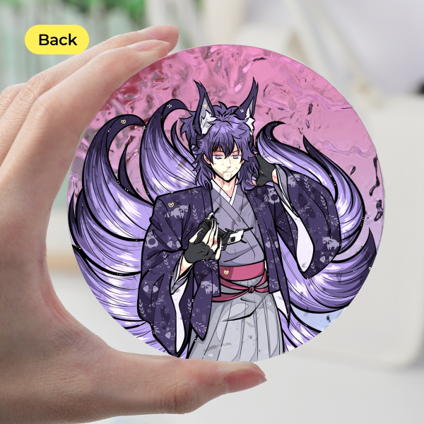 Ripple Acrylic Coaster - 3.93""(100mm), Rotundity