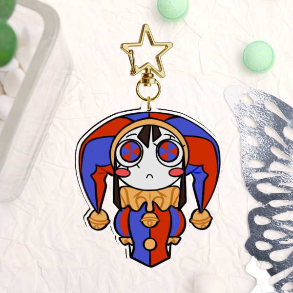 Pomni Acrylic Keychains