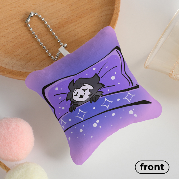 Sleepy Stolas - Mini Pillow Keychain