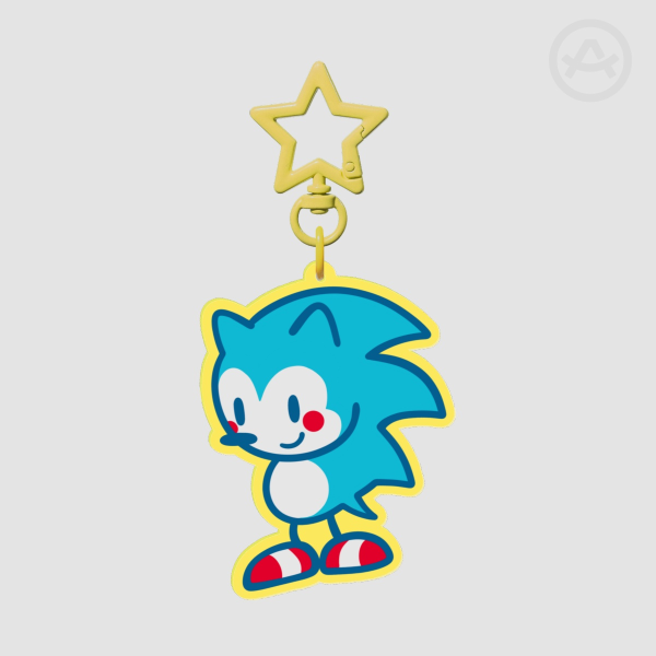 Tama Sonic Colored Edge Acrylic Keychain