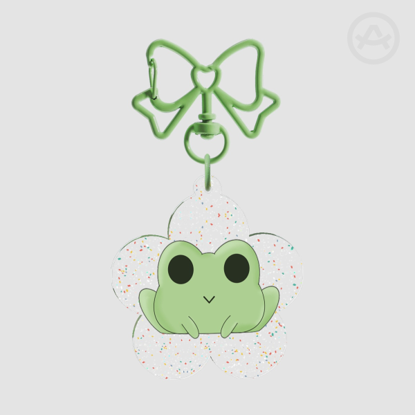 Frog(Xavier~CCS) Glitter Acrylic Keychains