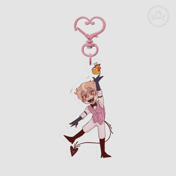 Lucifer + His Duck Acrylic Keychain