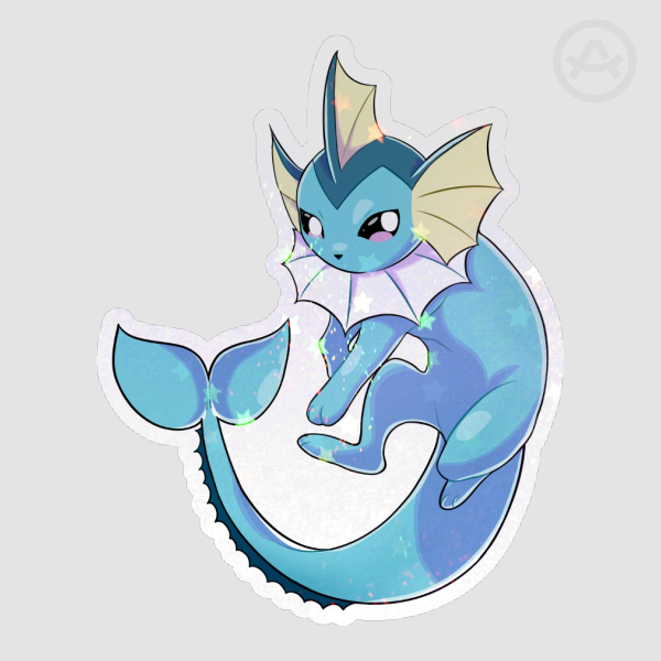 Vaporeon | Die Cut Stickers
