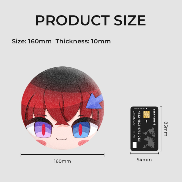 ANN13 Face Plush Badge