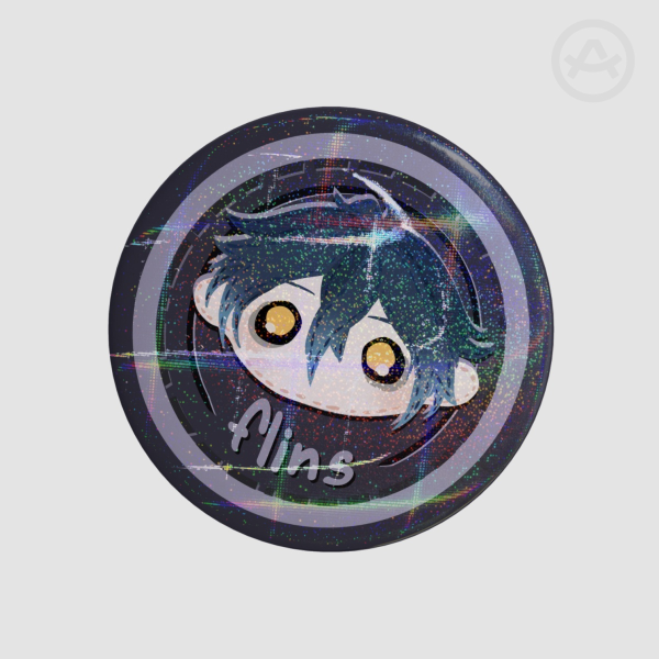 Flins Round Badge (button pin)