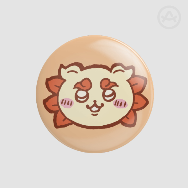 Chiikawa Button Pin Shisa