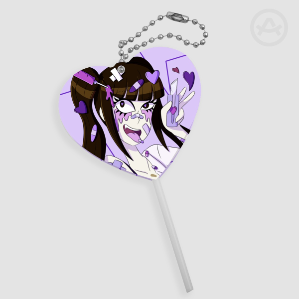 Yami Kawaii Acrylic Lollipop Keychain