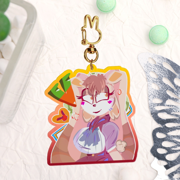 Vanilla | Clear Acrylic Keychain