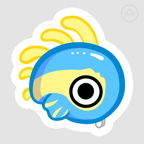 Baby Murloc Sticker (Blue)