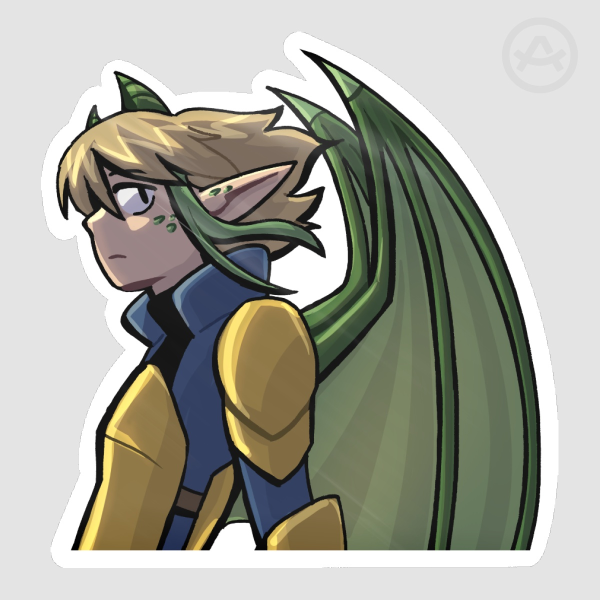 Armored Dragon Girl