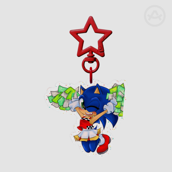 Sonic Cheerleader Charm