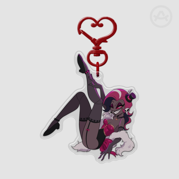 Cabaret Velvette Epoxy Keychain