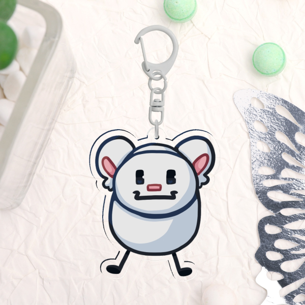 Nacho QSMP 1 and 2 Cucurucho Egg Keychain