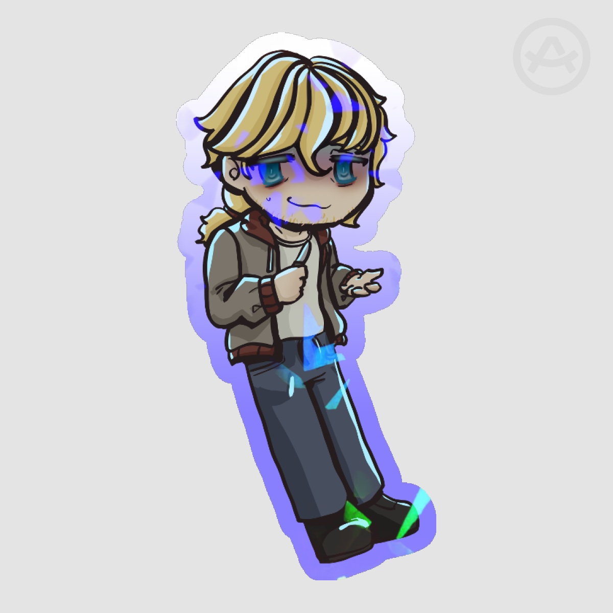 Lawrence Chibi Sticker (evil!!!)