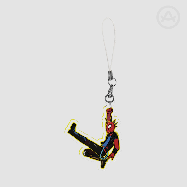 Spider-verse Hobie Spider-Punk Keychain