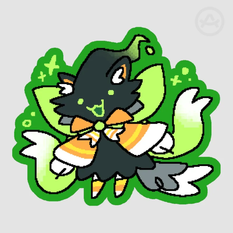 Hattrix Rune Awakened Hattrix - Doodle World Sticker by shadecho - ACGGOODS