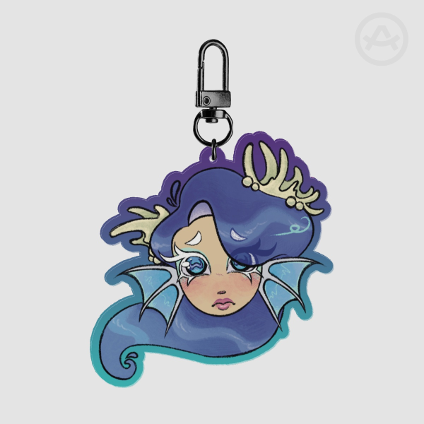 Sea Fairy Cookie Keychain Charm