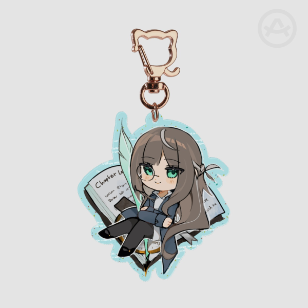 Val Lantrece ( Original Character ) Colored Edge Acrylic glittery Keychains
