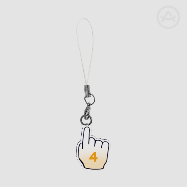 Wii Remote Player 4 | Mini Acrylic Charm (Phone Charm)
